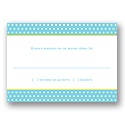 Dotted Frame -- Wedding Response Card