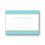 Dotted Frame -- Wedding Response Card