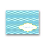 Dotted Frame -- Wedding Thank You Card