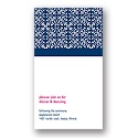 Memorable Motif -- Wedding Reception Card