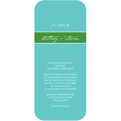 Simply Inviting -- Simple Wedding Invitation