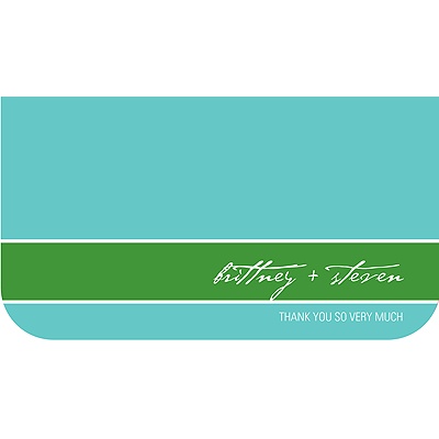 Simply Inviting -- Wedding Thank You Card