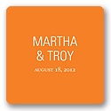 Paisley Perfection -- Wedding Favor Stickers