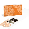 Paisley Perfection -- Wedding Photo Thank You Card