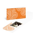 Paisley Perfection -- Wedding Photo Thank You Card