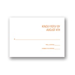 Paisley Perfection -- Wedding Response Card