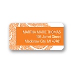 Paisley Perfection -- Wedding Address Label