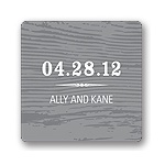 Engraved Memories -- Wedding Favor Stickers