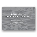 Engraved Memories -- Wedding Reception Card