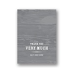 Engraved Memories -- Wedding Thank You Card