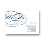Flowing Embrace -- Elegant Wedding Invitation