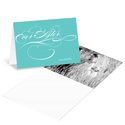 Flowing Embrace -- Wedding Photo Thank You Card