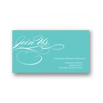 Flowing Embrace -- Wedding Reception Card