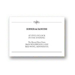 Elegant Edging -- Wedding Reception Cards