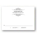 Elegant Edging -- Wedding Response Cards
