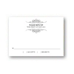 Elegant Edging -- Wedding Response Cards