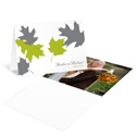 Turning Leaves -- Wedding Photo Thank You Card