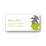 Turning Leaves -- Wedding Address Label