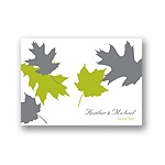 Turning Leaves -- Wedding Thank You Card
