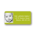 Simply Written -- Boy Address Label