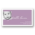 Simply Written -- Simple Birth Announcement