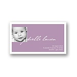 Simply Written -- Simple Girl Birth Announcement
