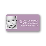 Simply Written -- Girl Address Label