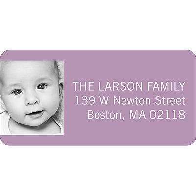 THE GOLDEN TICKET -- BOY PHOTO BIRTH ANNOUNCEMENT, 2in. x 4in. Folded Holiday Card