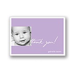 Simply Written -- Baby Thank You Card
