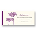 Elegant Floral Stalks -- Unique Wedding Invitations