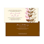 Subtle Vines -- Autumn Wedding Invitation