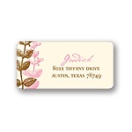 Subtle Vines -- Wedding Address Label