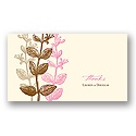 Subtle Vines -- Wedding Thank You Card