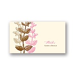 Subtle Vines -- Wedding Thank You Card
