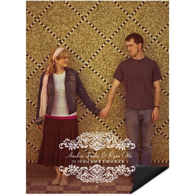 Refined Reflection -- Save the Date Magnet
