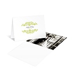 Refined Reflection -- Wedding Photo Thank You Card