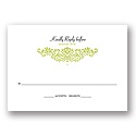 Refined Reflection -- Wedding Response Card