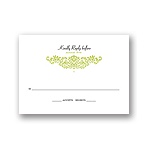 Refined Reflection -- Wedding Response Card