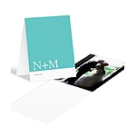 Simply Circled -- Wedding Photo Thank You Card