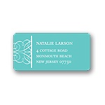 Simply Circled -- Wedding Address Label
