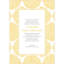 Detailed Day -- Formal Wedding Invitation
