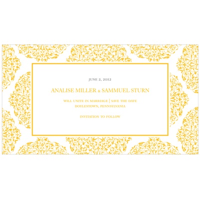 Detailed Day -- Unique Save the Date