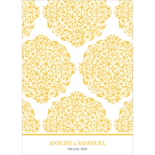 Detailed Day -- Wedding Thank You Card