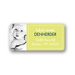 Newborn Collage -- Photo Address Label