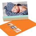 Baby Fixation -- Photo Birth Announcement