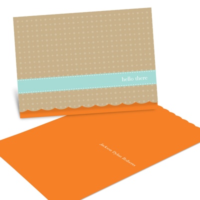 Scalloped Fixation -- Thank You Card