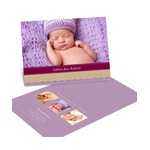 Baby Fixation -- Photo Birth Announcement
