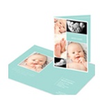 The Little Things -- Boy Collage Birth Announcement