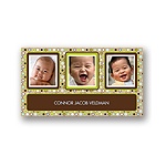 Polka Dot Parade -- Green Thank You Card for Kids