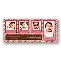 Polka Dot Parade -- Pink Kids Photo Birthday Party Invitation